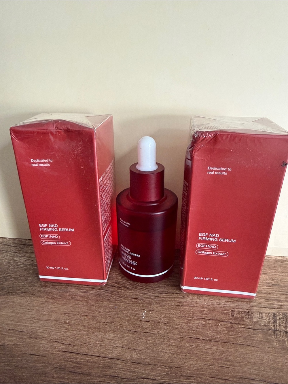 EGF NAD Firming Serum — Red Bottle with Dropper